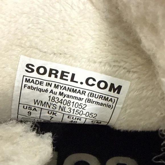 Sorel Out N About Plus Duck Boots NL3150-052 Waterproof Wool Womens Size 9 - Picture 8 of 8